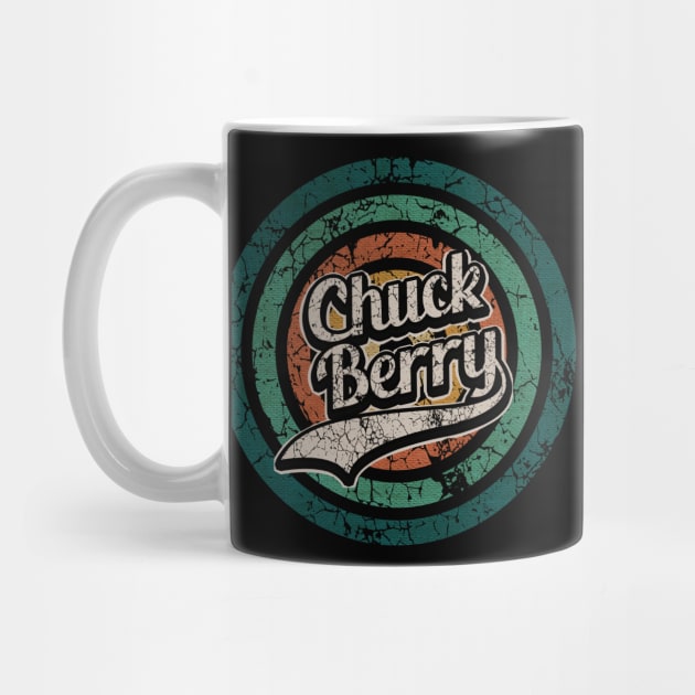 Chuck Berry // Retro Circle Crack Vintage by People Mask